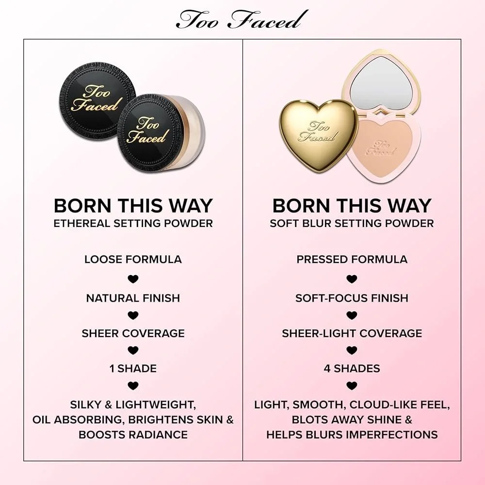 Too Faced Born This Way Ethereal Setting Powder - Translucent Dark/ Deep